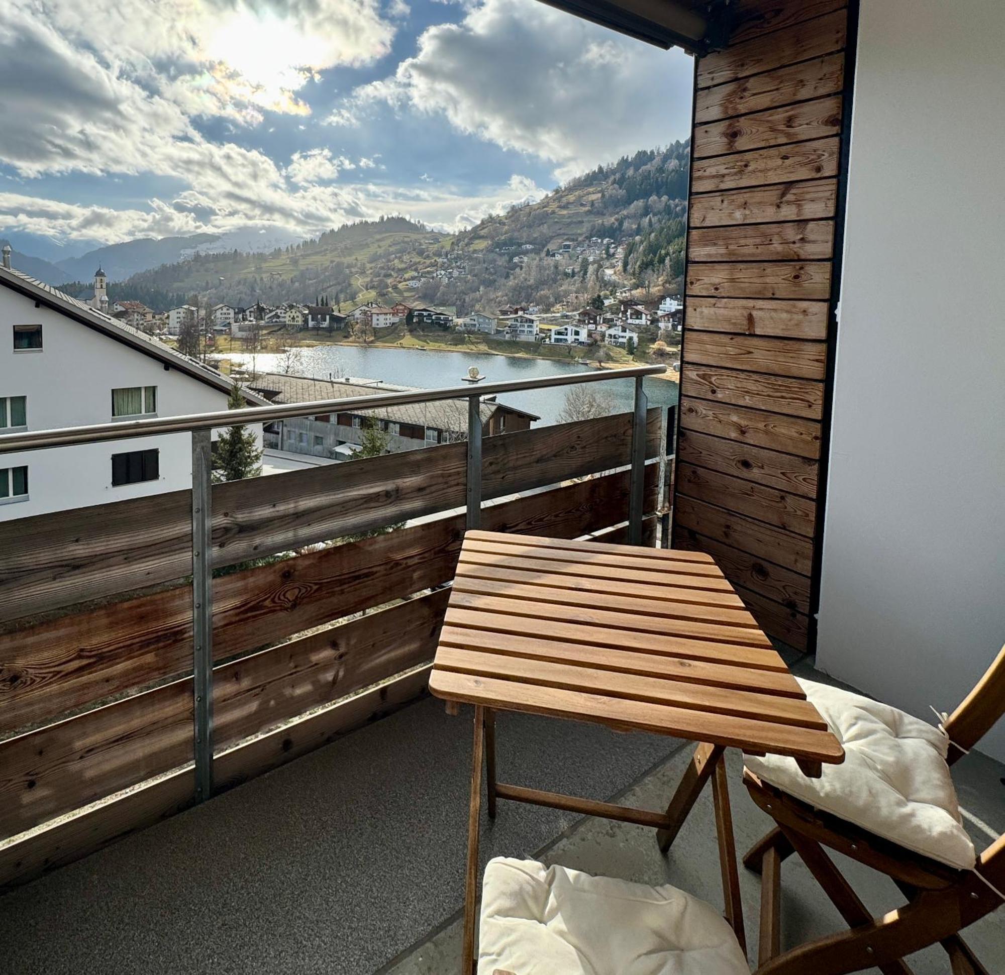 Studio Mit See- Und Bergblick Laax Kültér fotó