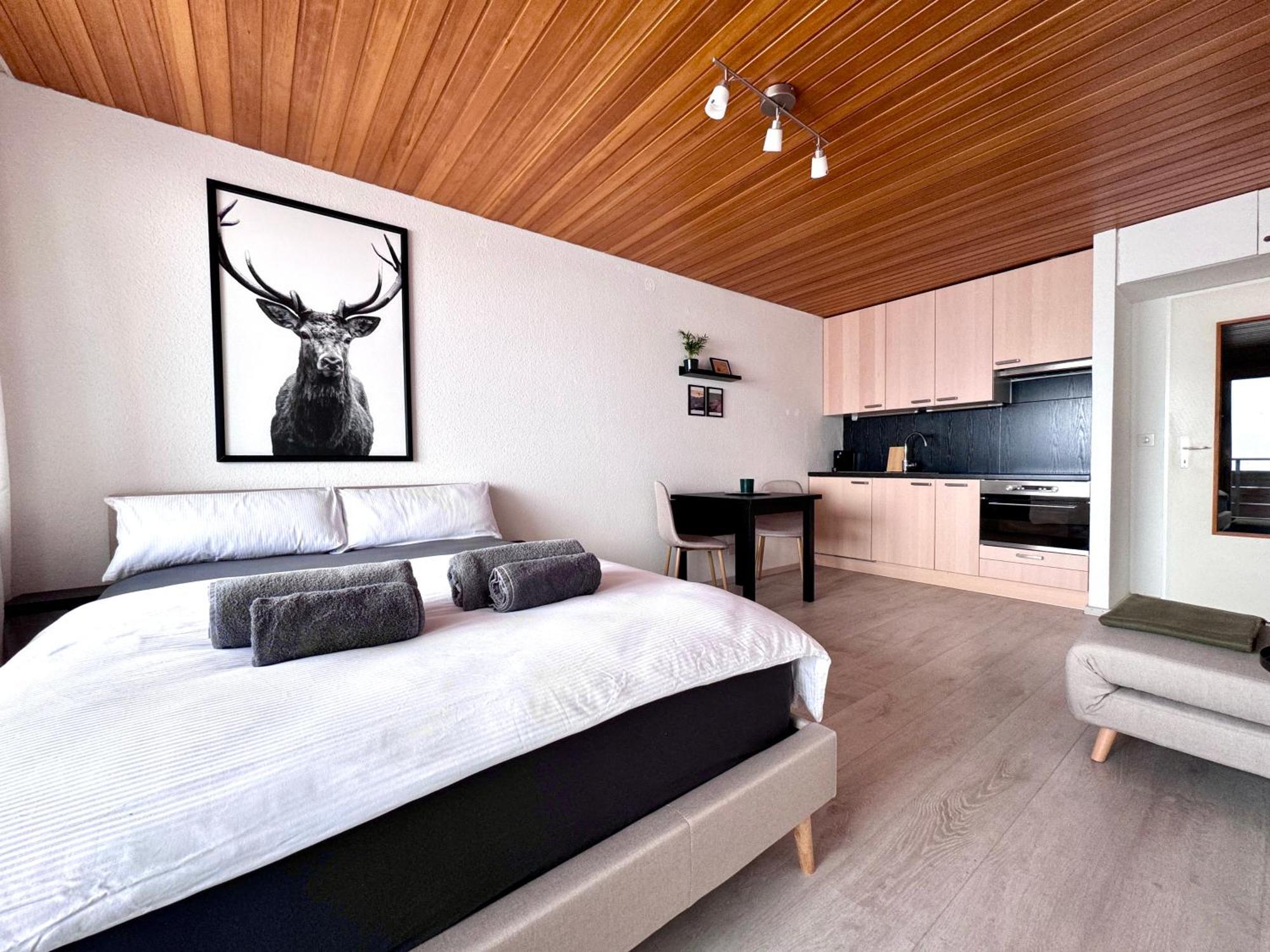 Studio Mit See- Und Bergblick Laax Kültér fotó